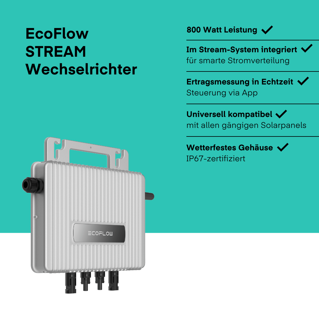 EcoFlow STREAM (1800+) Balkonkraftwerk von Yuma x EcoFlow