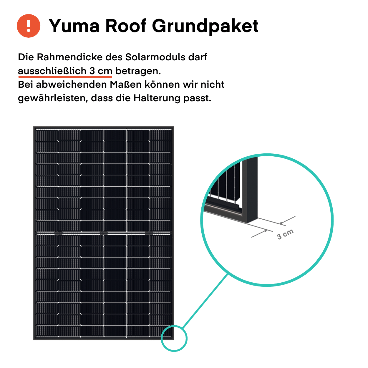 Zubehör-Set - Yuma Roof Grundpaket von yumoes.shop