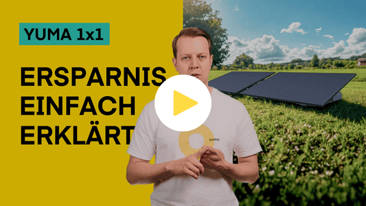 Was kann ich sparen mit einem Balkonkraftwerk? – Yuma 1x1