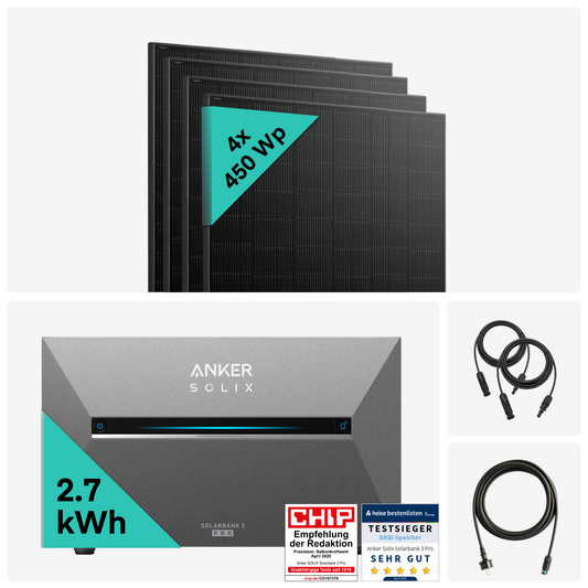 Yuma x Anker - 1800W Balkonkraftwerk mit SOLIX Solarbank 3 PRO von Yuma x Anker