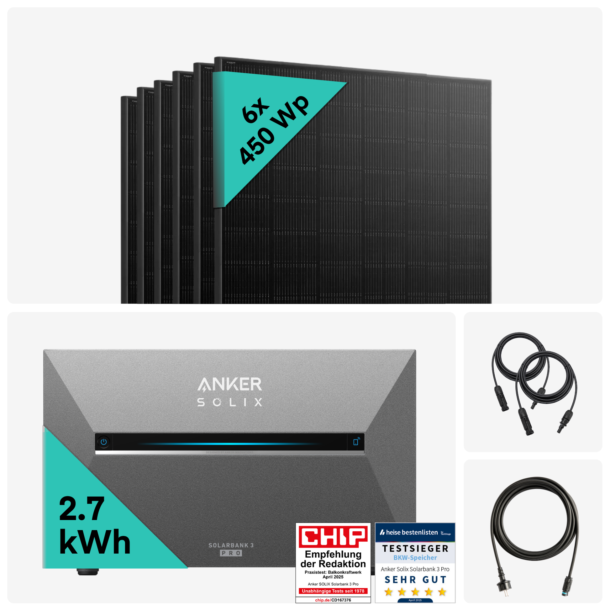 Yuma x Anker - 2700W Solaranlage mit SOLIX Solarbank 3 PRO von Yuma x Anker