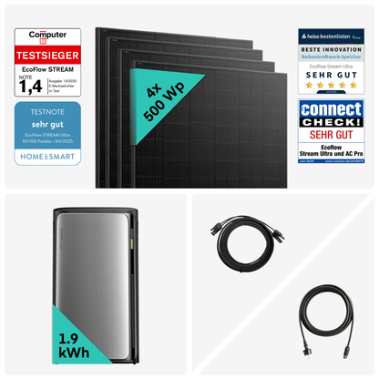 Yuma x EcoFlow - 2000W Balkonkraftwerk mit STREAM Ultra von Yuma x EcoFlow