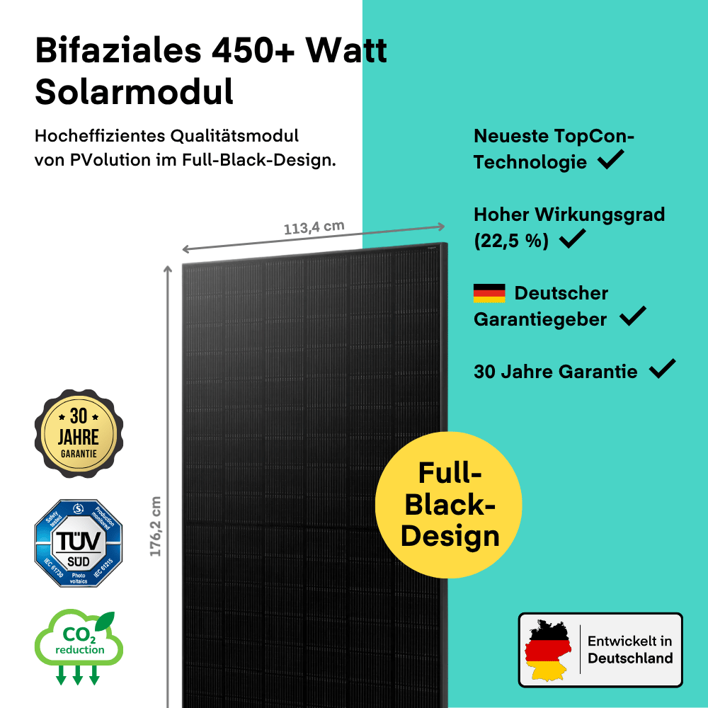 Yuma Balcony 90° (900+) Bifazial von yumoes.shop