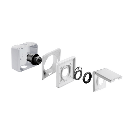 Wieland Einspeisesteckdose mit Aufputzdose von yumoes.shop
