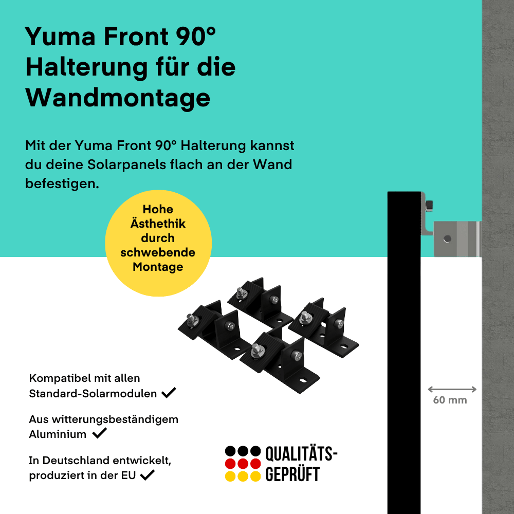 Yuma Front 90° (1500+) Bifazial von yumoes.shop