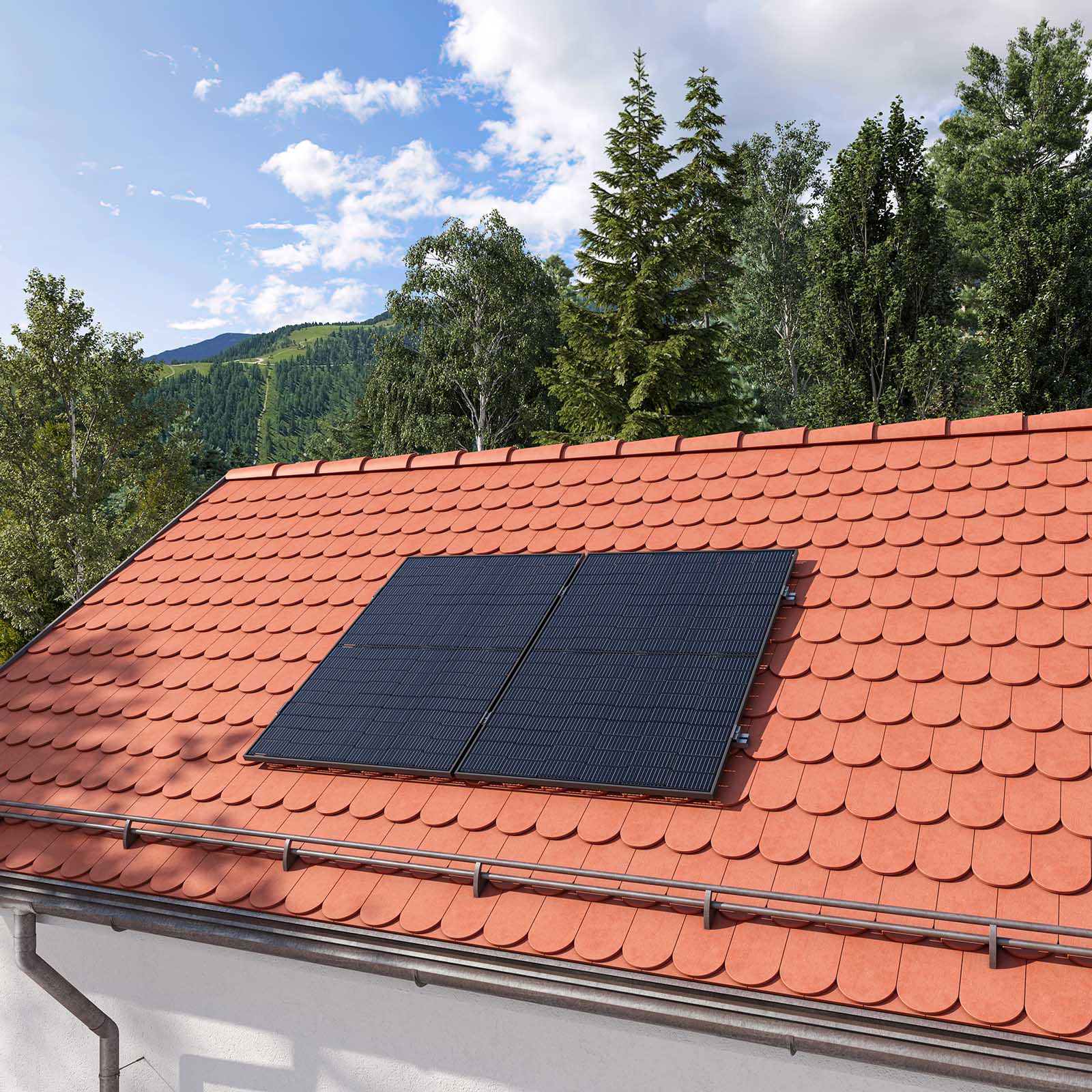Yuma Roof (900+) Biberschwanz-Dach Paarmontage von yumoes.shop